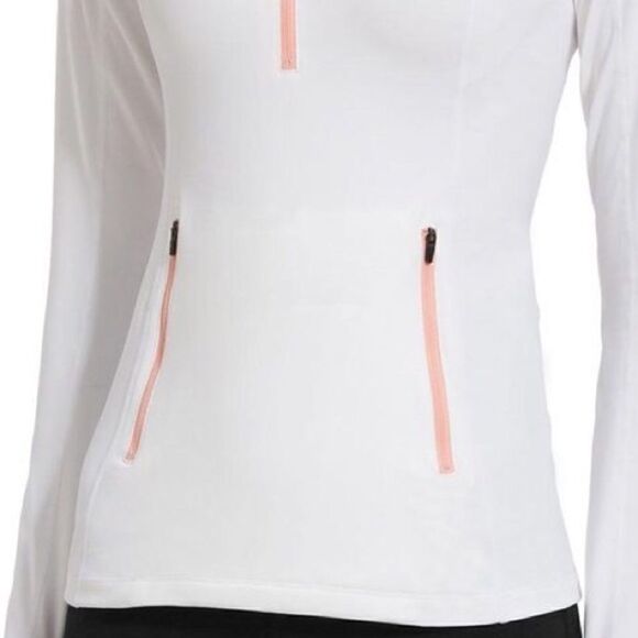 BALEAF FLEECE ATHLETIC QUARTER ZIP COMPRESSION LONG SLEEVED SHIRT JACKET - Picture 8 of 14